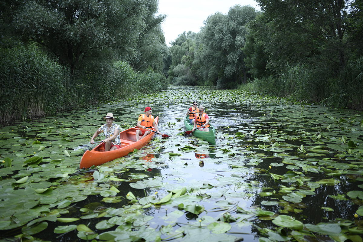 Canoe trip in Szeged